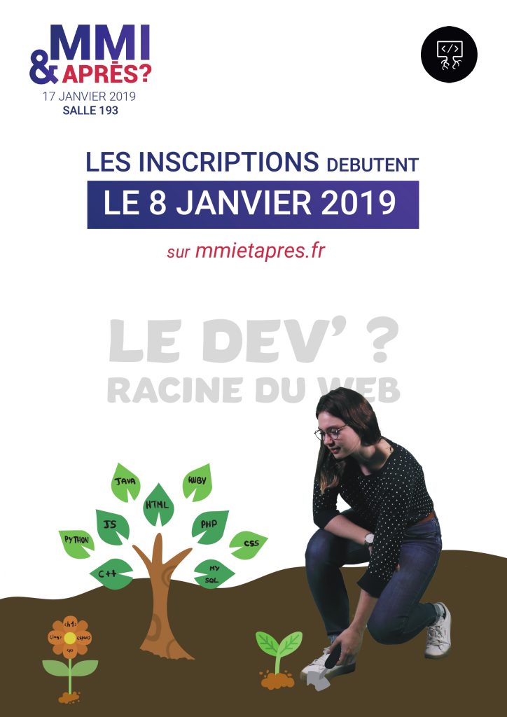 Affiche inscription dev