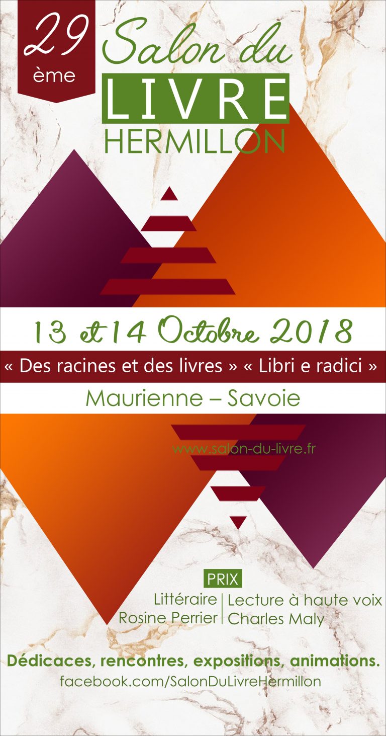 Affiche pour le Salon du livre d'Hermillon