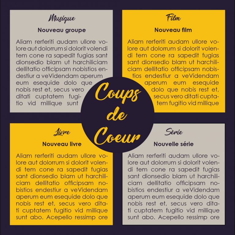 Coups de coeur